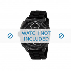 Watch strap Fossil FS4462 Silicone Black 24mm