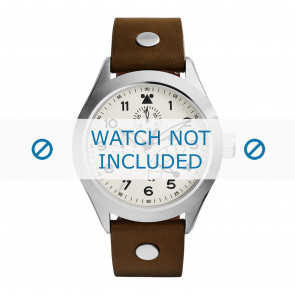 Fossil watch strap CH2938 Leather Brown 22mm