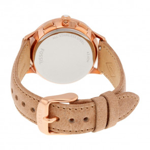Watch strap Fossil CH3016 Leather Beige 16mm