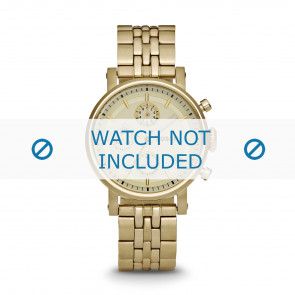 Fossil watch strap ES2197 Metal Gold 18mm