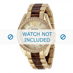 Watch strap Fossil ES3343 Steel Multicolor 18mm