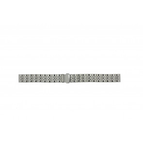 Fossil watch strap ES-3433 Steel Silver 14mm