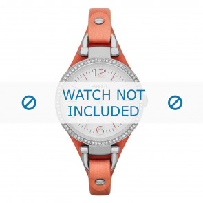 Watch strap Fossil ES3468 Leather Pink 8mm