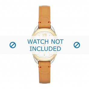 Fossil watch strap ES3558 Leather Cognac + standard stitching