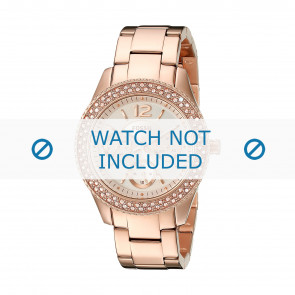 Watch strap Fossil ES3590 Steel Rosé 18mm