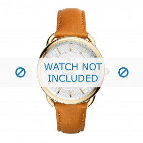 Watch strap Fossil ES4006 Leather Cognac 16mm