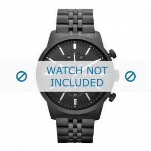 Fossil watch strap FS4787 Metal Black 24mm