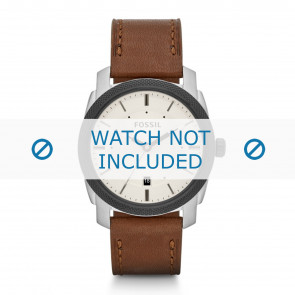Watch strap Fossil FS4836 Leather Brown 22mm