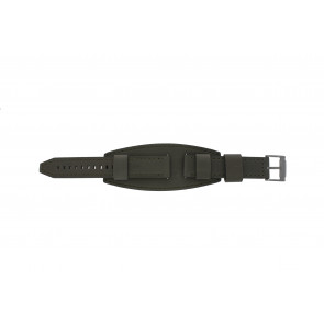 Fossil watch strap JR1418 Leather Grey 20mm + standard stitching