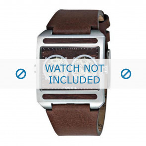 Fossil watch strap JR9531 Leather Brown