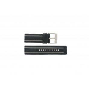 Watch strap Fossil JR9934 Leather Black 26mm