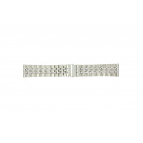 Fossil watch strap FTW2111 Metal Silver 22mm