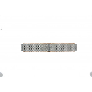 Jacques Lemans watch strap G-206-E Metal Bi-color 22mm