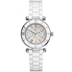 Guess watch strap GC35003L Ceramics White