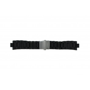 Guess watch strap I15056L1 / I11040L1 / I11005G2  Rubber / plastic Black 22mm