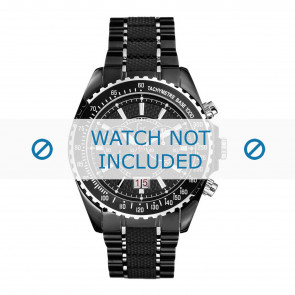 Guess watch strap GC46001G2 Metal Black