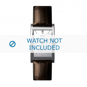 Hugo Boss watch strap HB-22-1-14-2008 / HB1512033 Leather Brown
