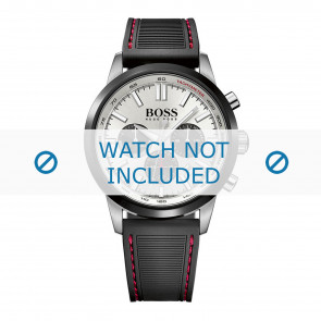 Watch strap Hugo Boss HB-266-1-34-2874 / HB1513185 Rubber Black 22mm