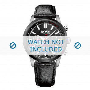 Watch strap Hugo Boss HB-266-1-34-2875 / HB1513191 Leather Black 22mm