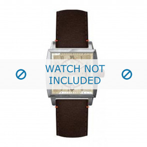 Watch strap Hugo Boss HB-34-1-14-2049 Leather Brown 24mm