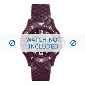 Ice Watch watch strap 007276 Leather Purple 20mm