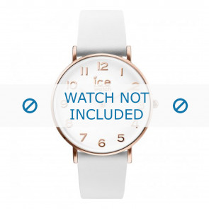 Watch strap Ice Watch CT.WRG.36.L.16 Leather White 18mm