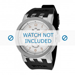 Invicta watch strap 10387 DNA Vintage Rubber / plastic Black 32mm