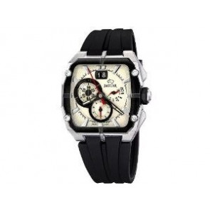 Watch strap Jaguar J637-1 / J640-1 Rubber Black 20mm