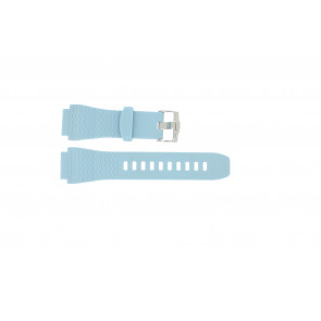 Watch strap Jacques Lemans 1-1381 LIGHT BL Rubber Light blue 21mm