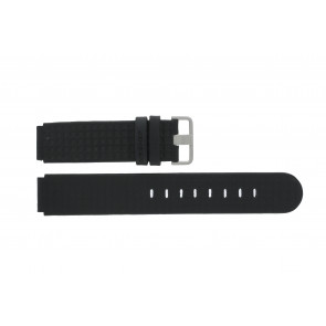 Watch strap Jacob Jensen 413 Rubber Black 17mm