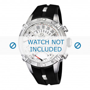 Watch strap Jaguar J657-1 Rubber Black 20mm