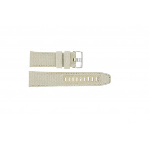 Watch strap Jacques Lemans 1-1487 Canvas Beige 27mm