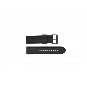 Watch strap Fossil JR1520 Leather Black 24mm
