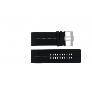 Watch strap Fossil JR9642 Leather Black 36mm