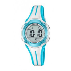 Watch strap Calypso K5682-8 Silicone Blue