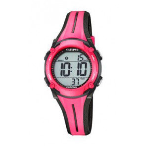 Watch strap Calypso K5682-9 Silicone Pink