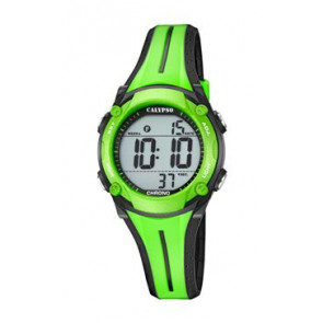 Watch strap Calypso K5682-A Silicone Green