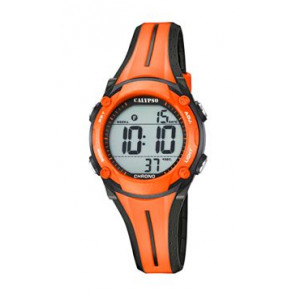 Watch strap Calypso K5682-B Silicone Orange