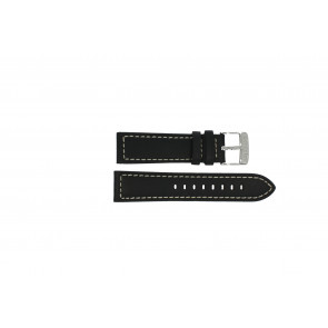 Lotus L15813/4 watchstrap black leather