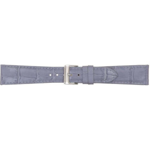 Watch strap Poletto 454.17.14 Leather Purple 14mm