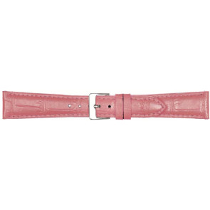 Watch strap Poletto 454.16.20 Leather Pink 20mm