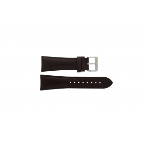 Lacoste watch strap 2010432 / LC-28-1-14-0125 Leather Brown 26mm + brown stitching