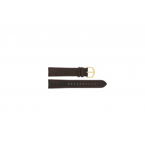 Lorus watch strap VX32-X380 Leather Brown 19mm 