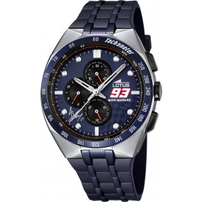 Lotus watch strap 18236 Rubber Blue