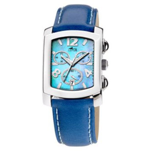 Watch strap Lotus 15276/E Leather Blue