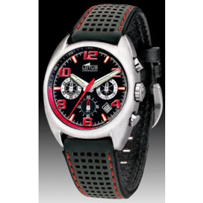Watch strap Festina Lotus 15323-F Leather Black 22mm