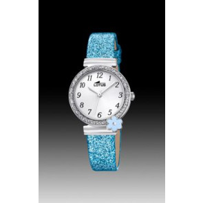 Watch strap Lotus 18625.3 Leather Blue