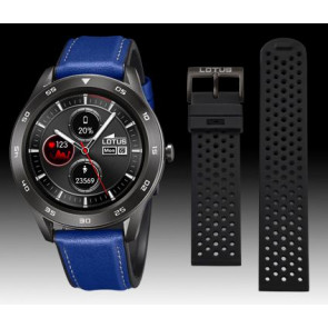 Watch strap Lotus 50012/2 / BC10959 Leather Blue