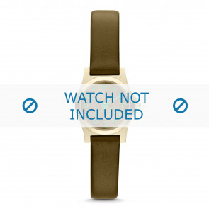 Marc by Marc Jacobs watch strap MBM1326 Leather Green 10mm