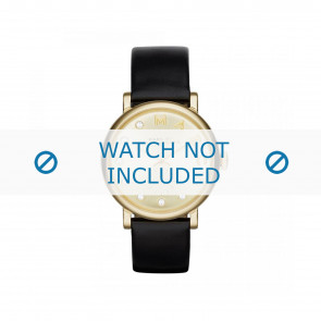 Watch strap Marc by Marc Jacobs MBM1399 Leather Black 18mm